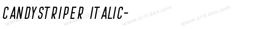 Candystriper Italic字体转换